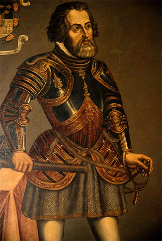 Portrait of Hernán Cortés